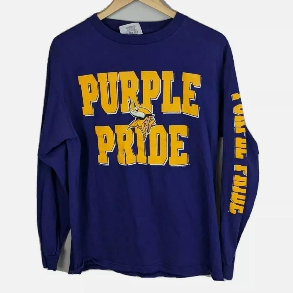 Vintage Minnesota Vikings Purple Pride Shiet